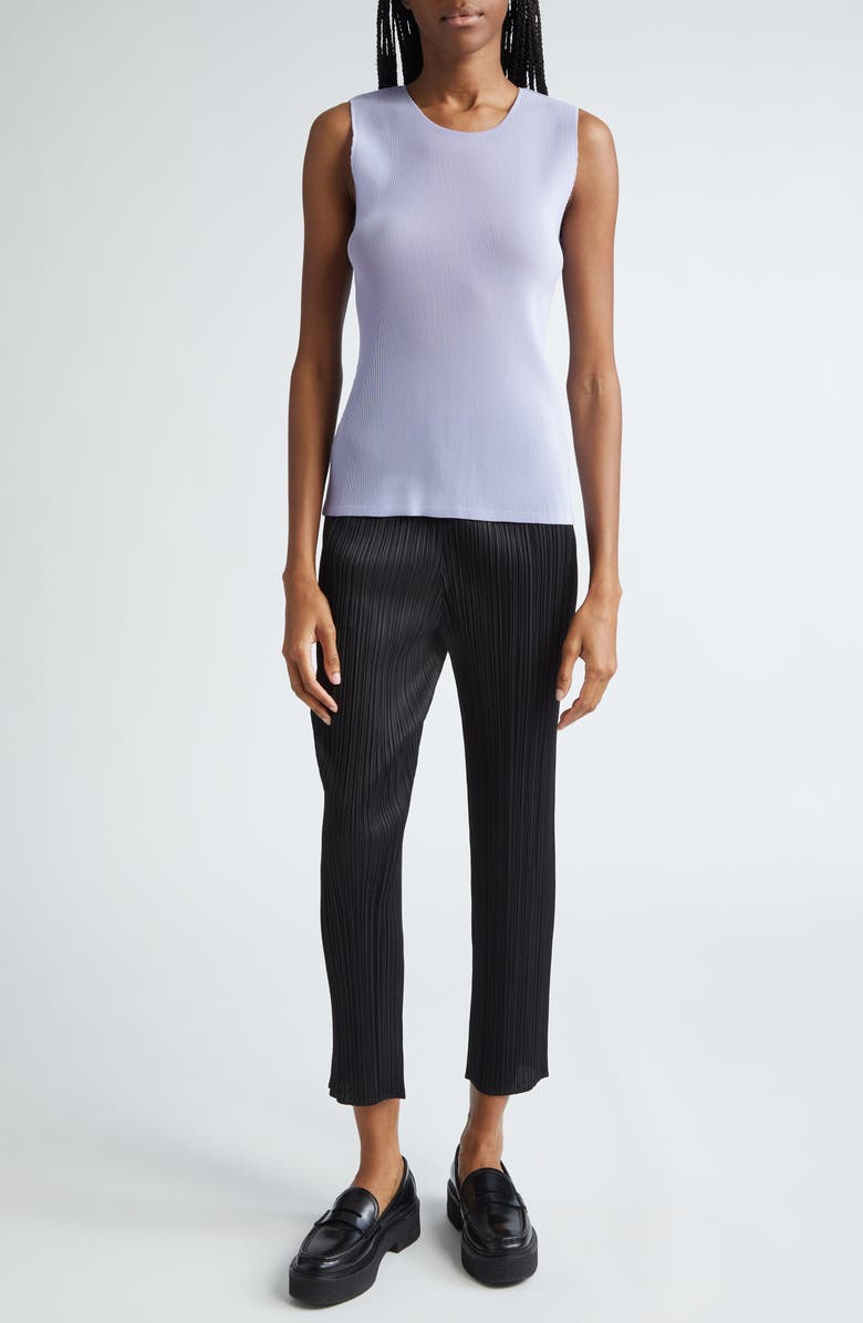 Pleats Please Issey Miyake Monthly Colors July Pleated Sleeveless Top, Alternate, color, 