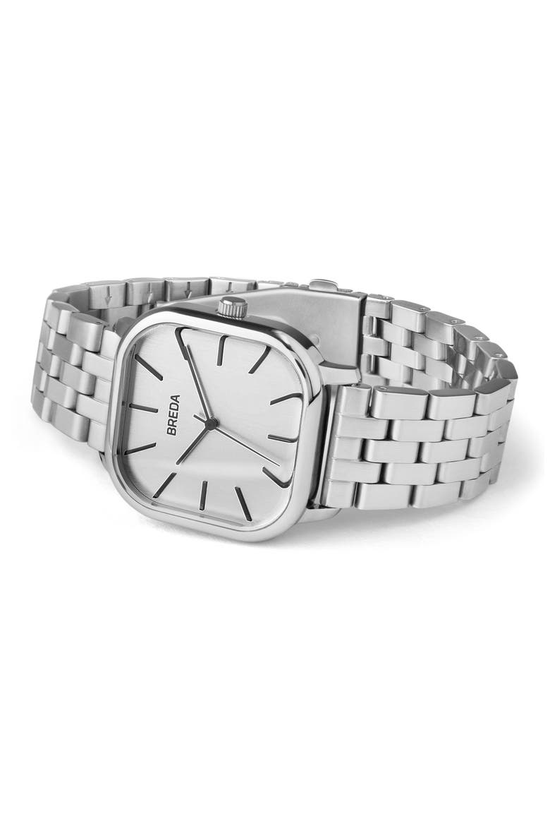 Visser Bracelet Watch, 35mm, Alternate, color, SILVER/ SILVER/ SILVER
