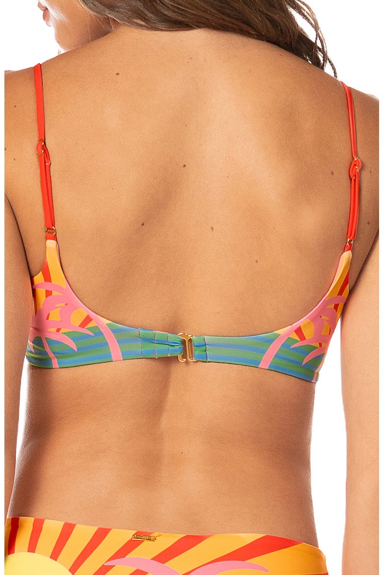 Jungle Sway Lanai Reversible Bikini Top, Alternate, color, OPEN YELLOW