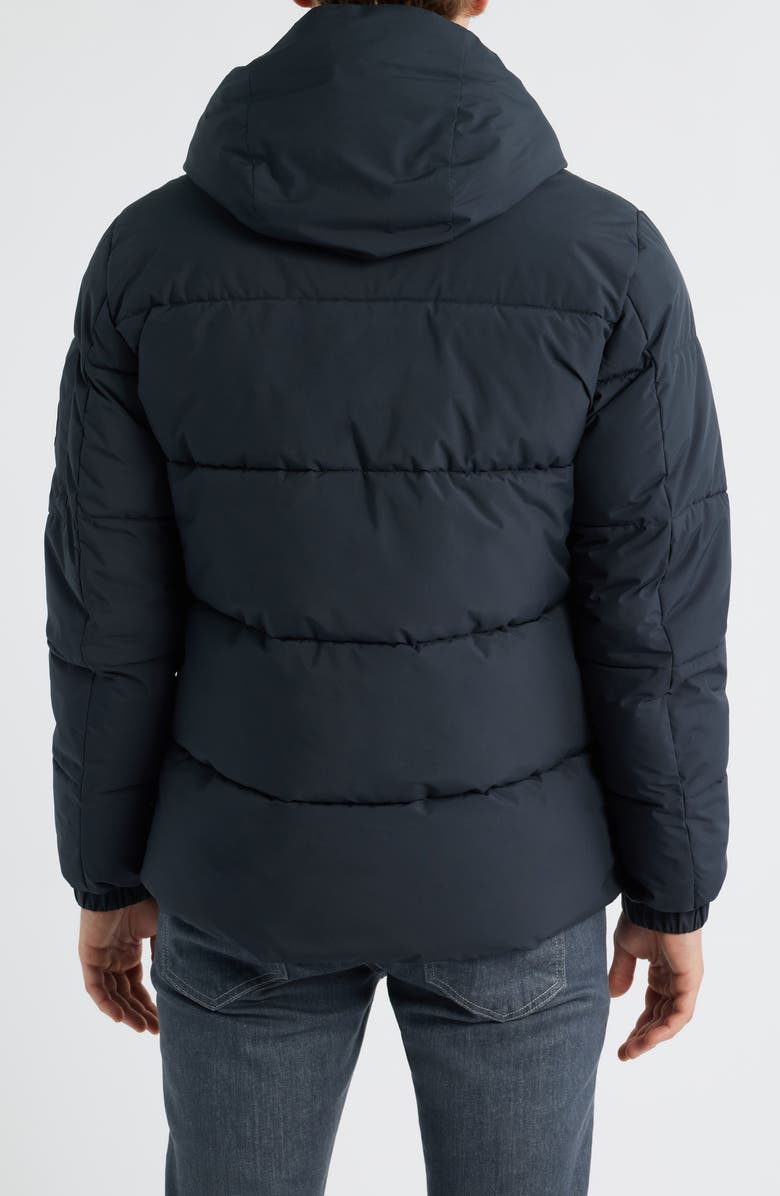 Save The Duck Alter Waterproof Hooded Puffer Jacket, Alternate, color, Blue Black