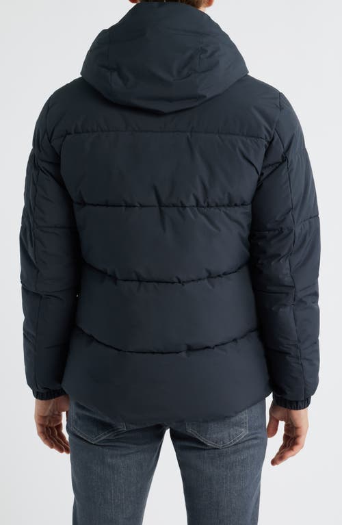 Save The Duck Alter Waterproof Hooded Puffer Jacket In Blue