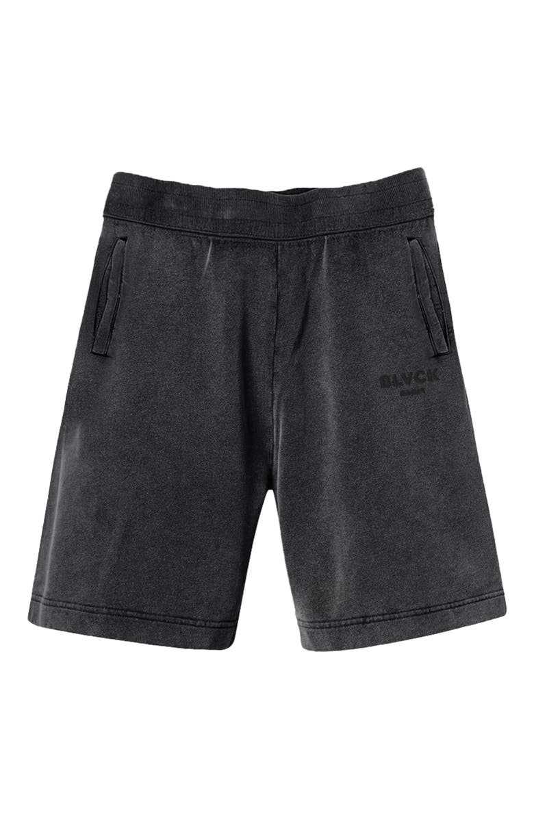 Blvck Acid Wash Shorts, Alternate, color, Black