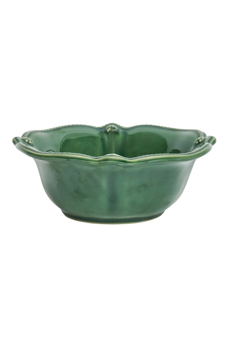 Berry and Thread 4-Piece Dinnerware Set, Alternate, color, BASIL