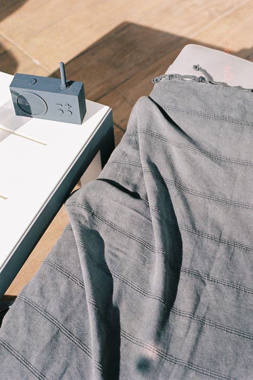 Sunkissed Sand Free Beach Towel In Ibiza Grey
