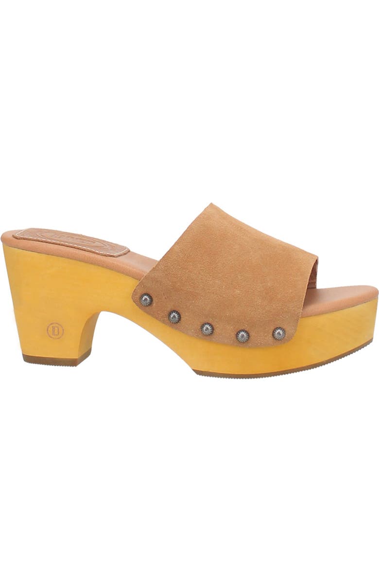 Dingo Beechwood Platform Side Sandal, Alternate, color,