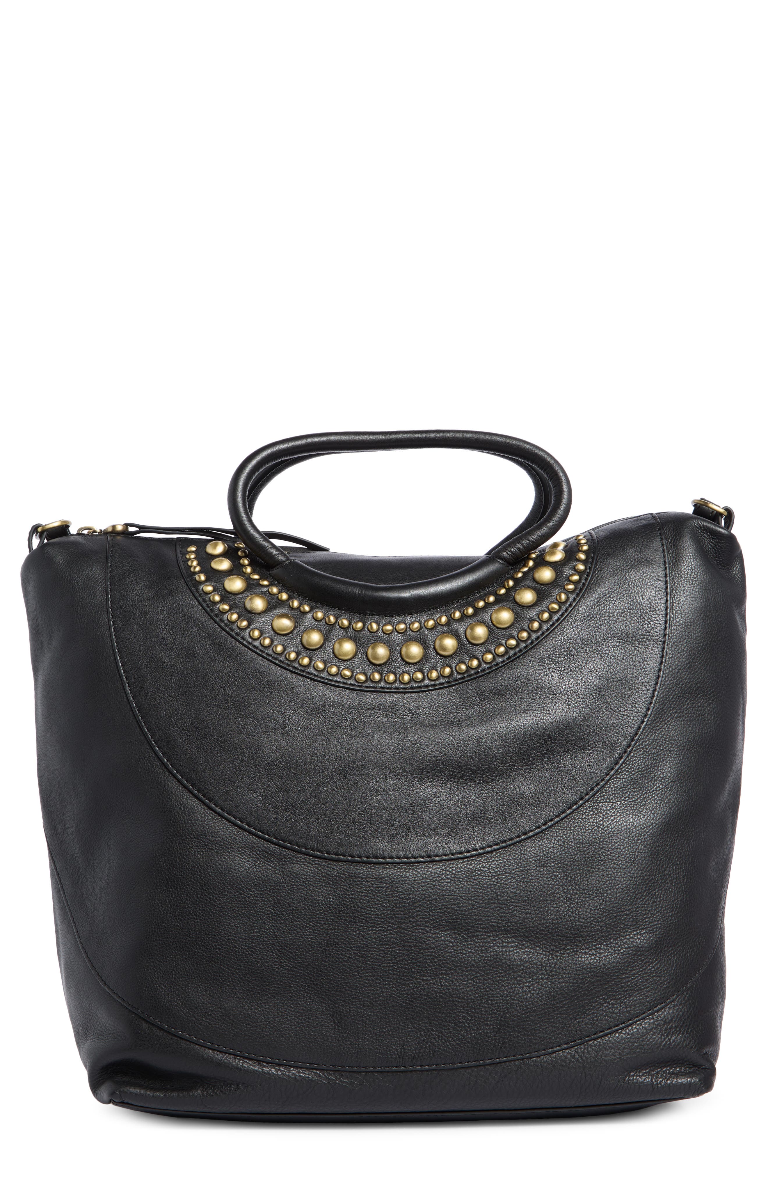 HOBO Maggie Studded Satchel Bag