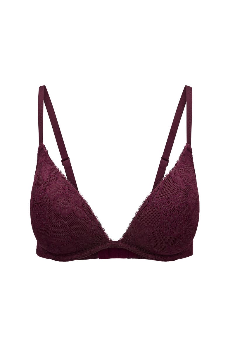 Adore Me Maren Push Up Plunge Bra, Alternate, color, Dark Purple