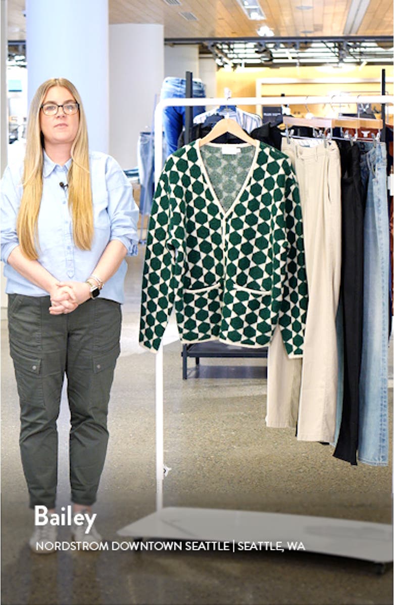 Geo Pattern Cardigan, sales video thumbnail