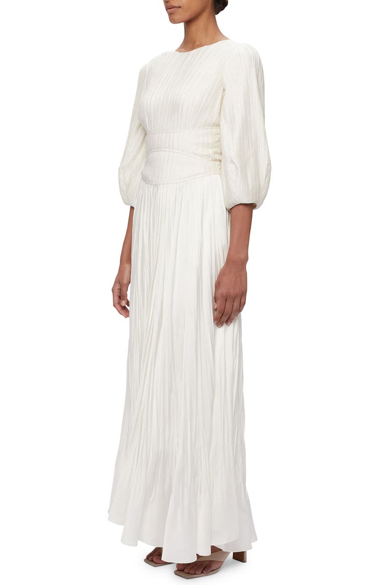 Simkhai Ames Pleated Gown, Alternate, color,