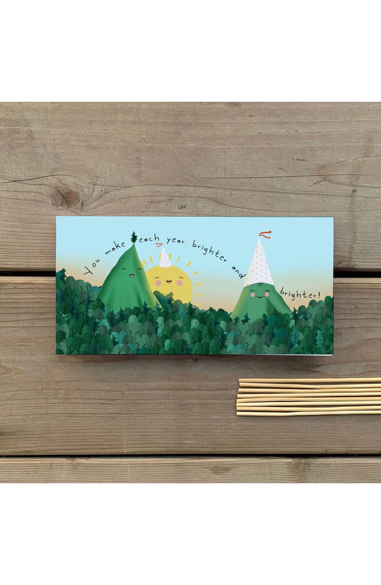 Ramus & Co 2ct Birthday Mountains Long Greeting Card Pack, Alternate, color, Multi-Pack