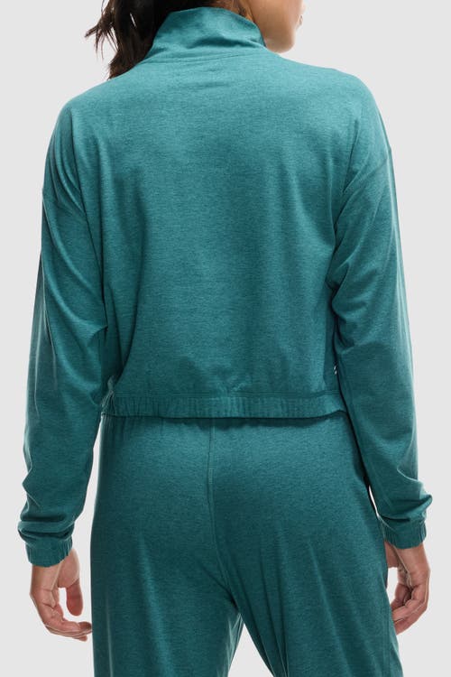 Peloton Dreamblend Funnel Neck In Teal