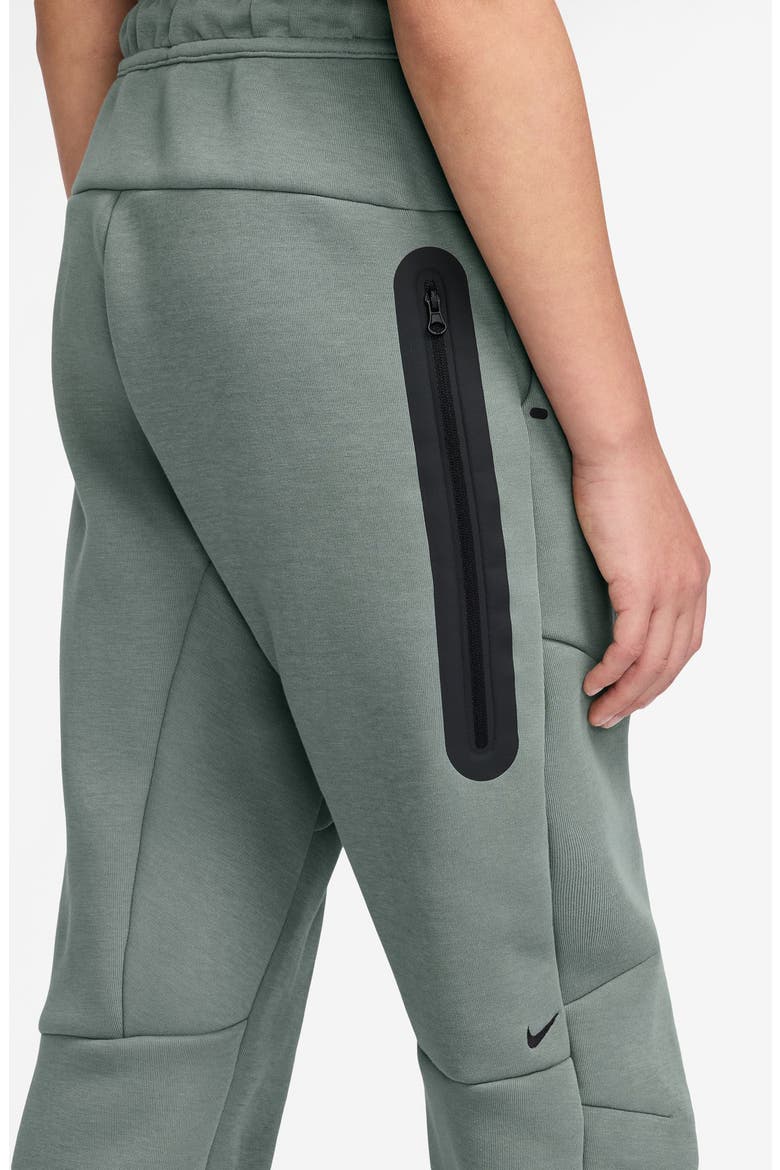 Kids' Sportswear Tech Fleece Sweatpants, Alternate, color, CLAY GREEN/ BLACK/ BLACK