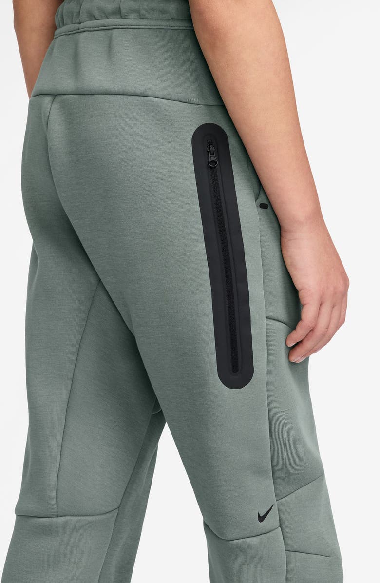 Nike Kids' Sportswear Tech Fleece Sweatpants, Alternate, color, Clay Green/ Black/ Black