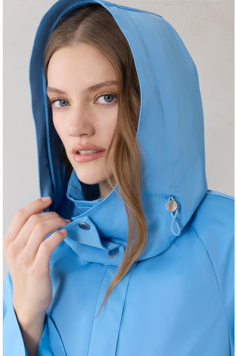 Nalani Waterproof Swing Coat, Alternate, color, POOLSIDE BLUE