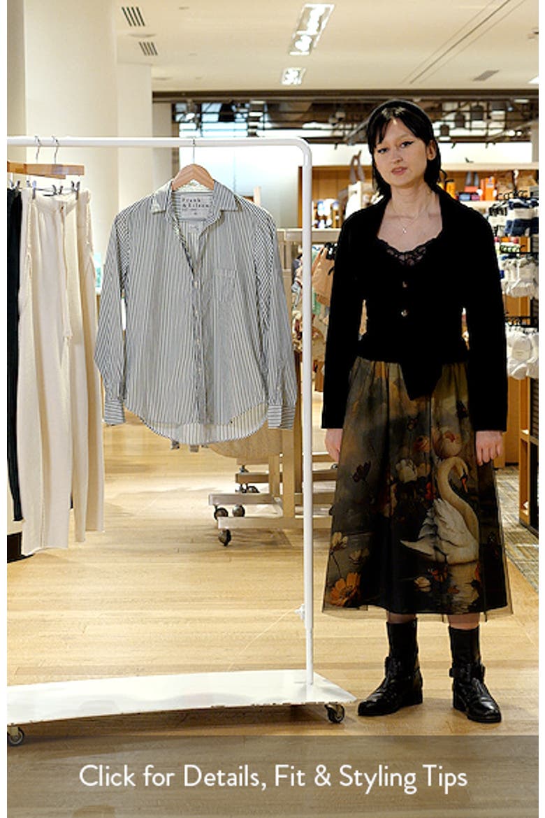 Eileen Relaxed Button-Up Flannel Shirt video