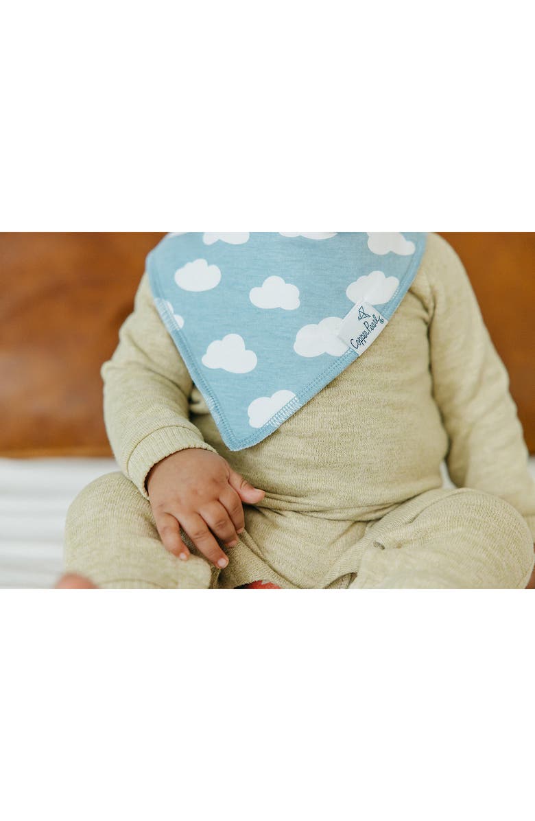 Copper Pearl Assorted 4-Pack Bandana Bibs, Alternate, color, White Multi