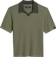 rag & bone Sanford Rib Johnny Collar Polo