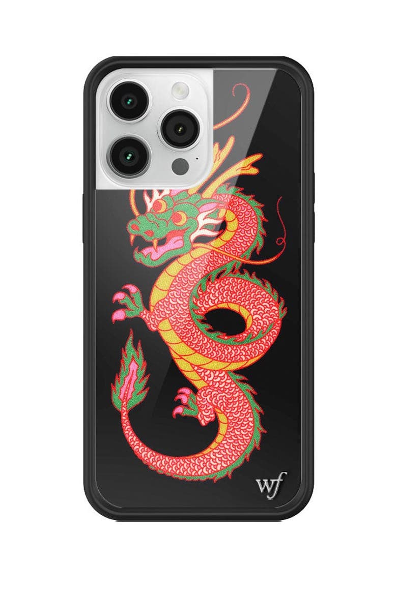 Year of the Dragon iPhone Case, Alternate, color, Black