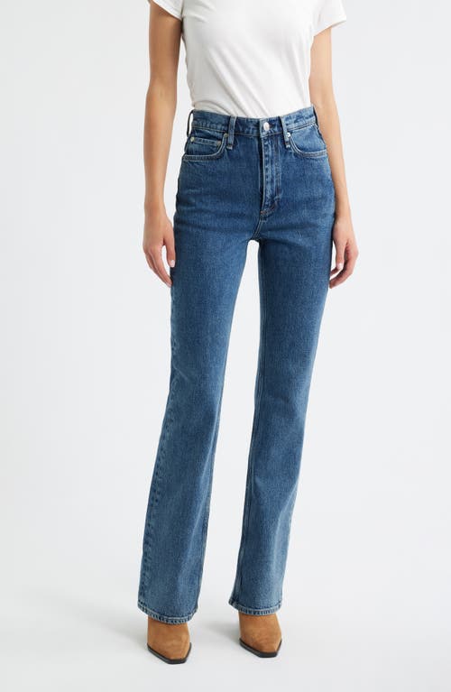 Rag & Bone Peyton High Waist Bootcut Jeans In Blue