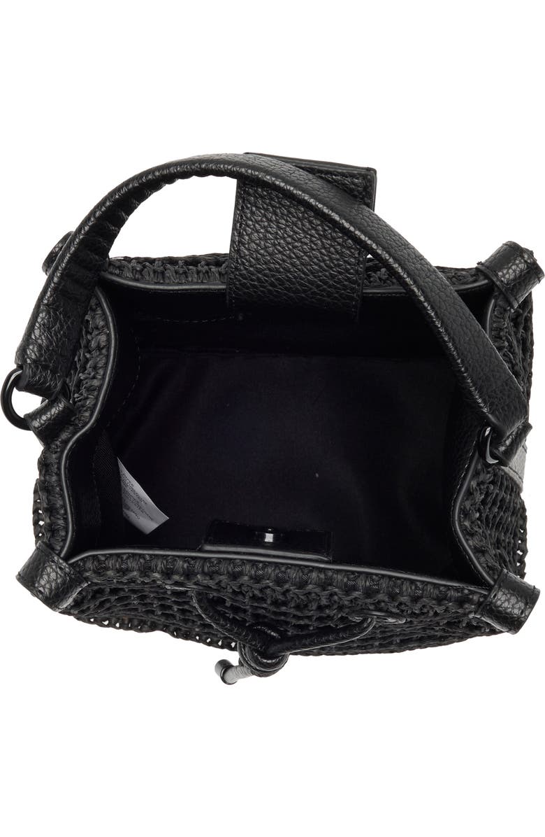 Steve Madden Macro Raffia Bucket Bag, Alternate, color,