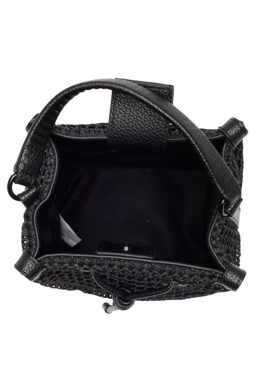 Steve Madden Macro Raffia Bucket Bag