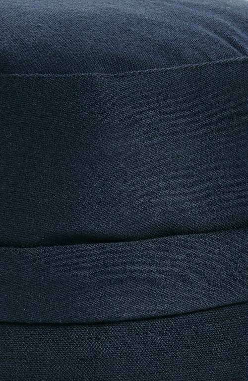 Jacquemus Womens Dark Navy Le Bob Gadjo Brand-plaque Cotton Bucket Hat In Dark Navy 390