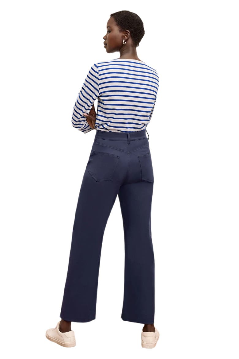 Milo Wide-Leg Jean, Alternate, color, Bright Ivory