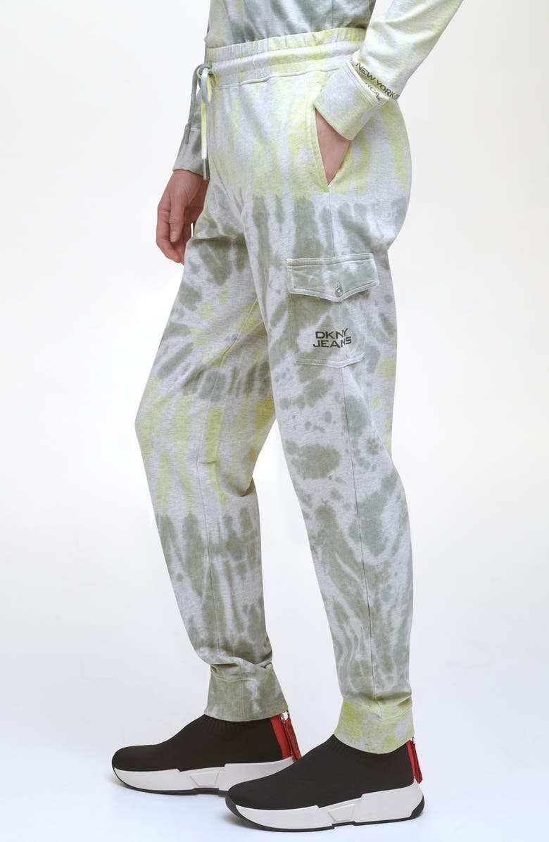 DKNY SPORTSWEAR Tie Dye Joggers, Alternate, color, 