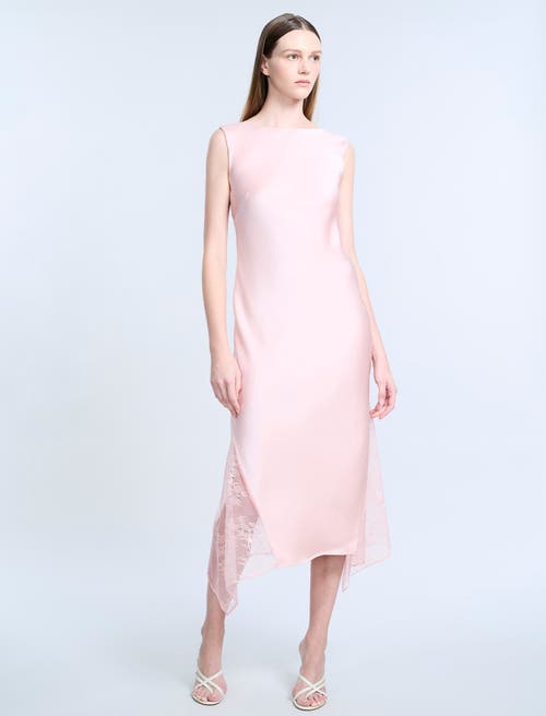 Bcbg Cowl Back Dress In Pink