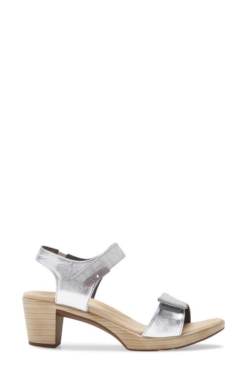 Naot 'intact' Sandal In Gray Linen Leather