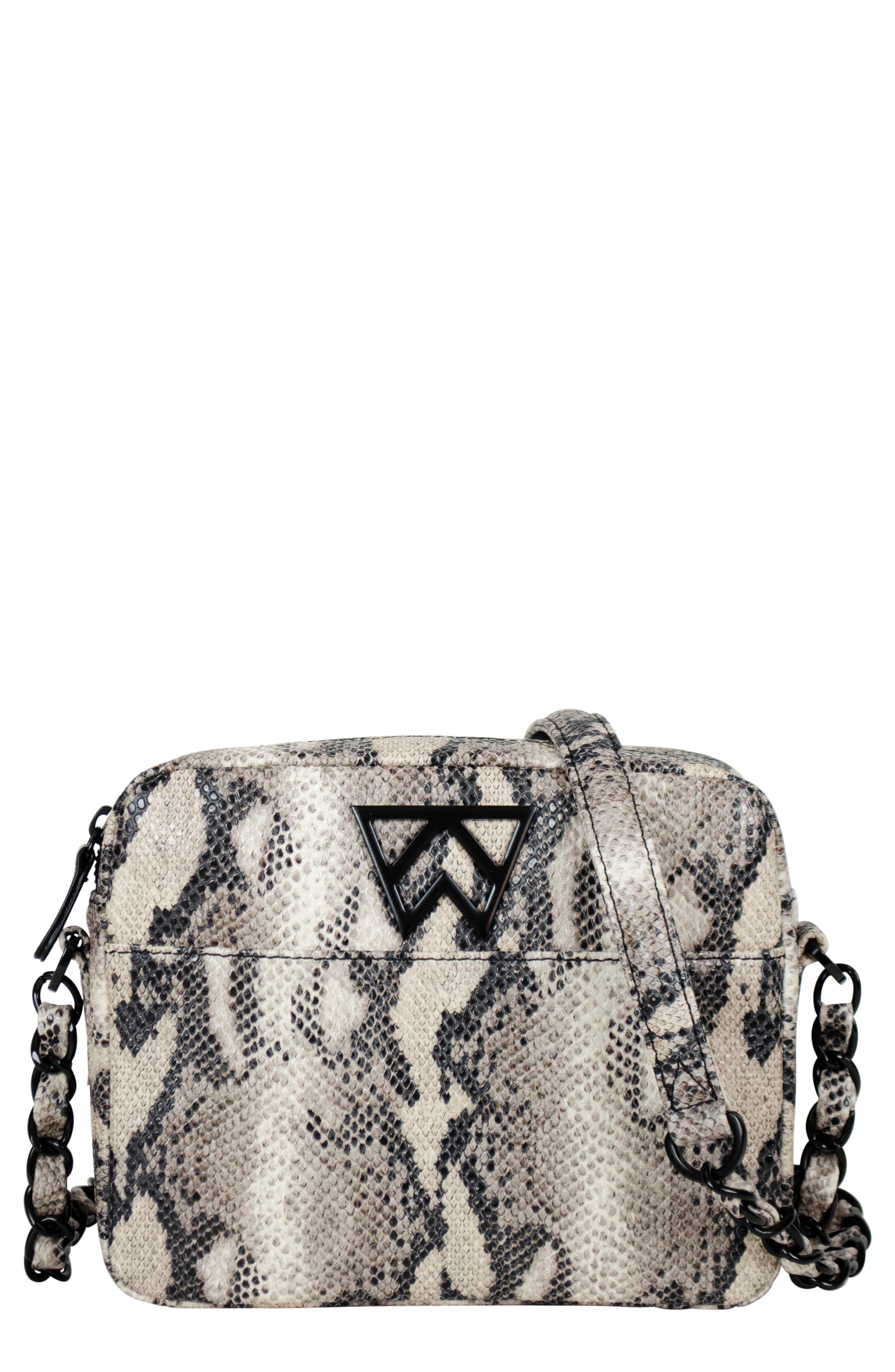 Kelly Wynne Mingle Mingle Mini Embossed Leather Crossbody Bag, Main, color, 