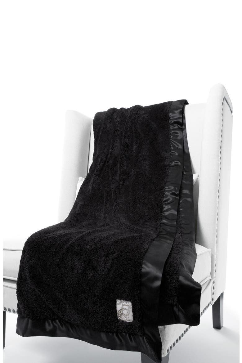Chenille Throw, Alternate, color, ONYX