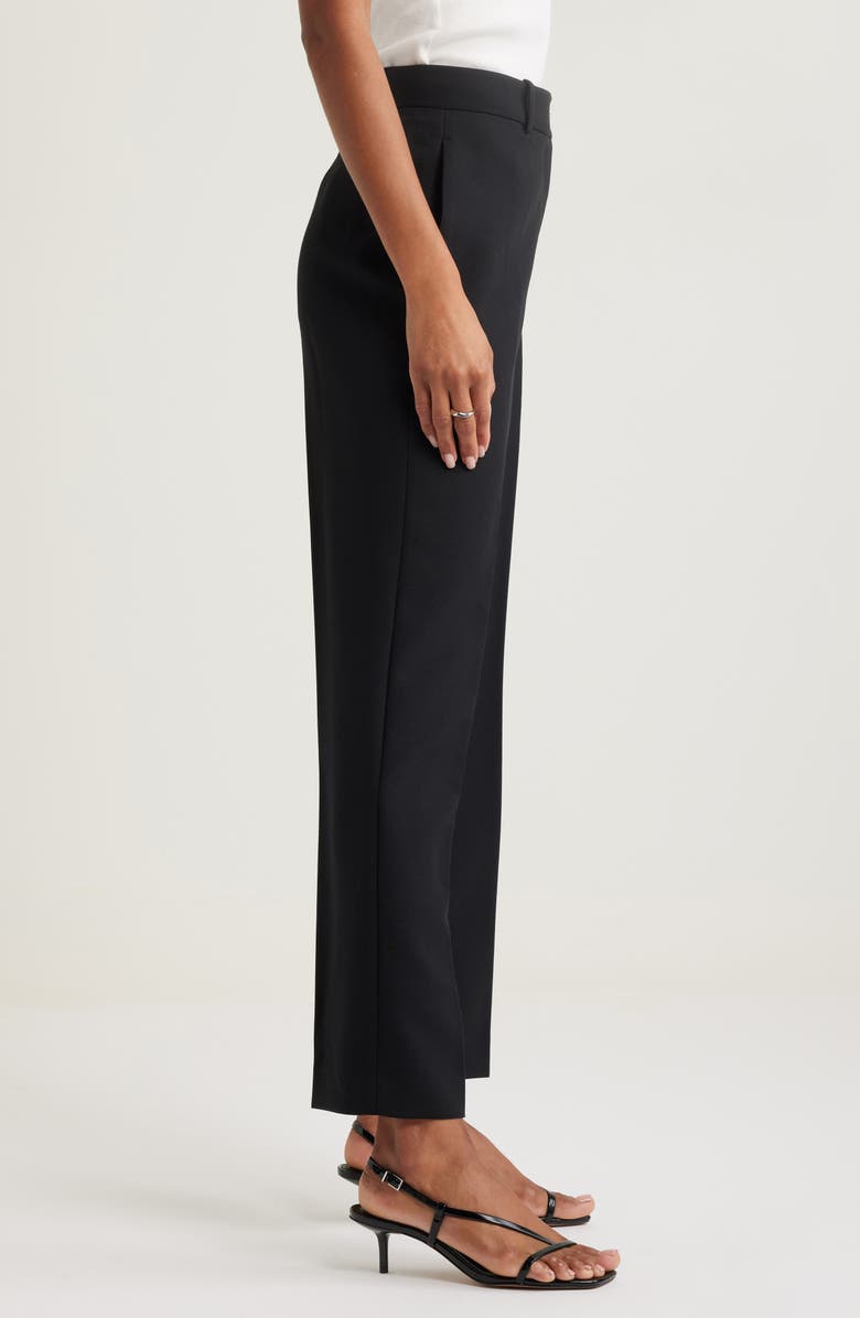Open Edit The Icon Straight Leg Pants, Alternate, color, Black