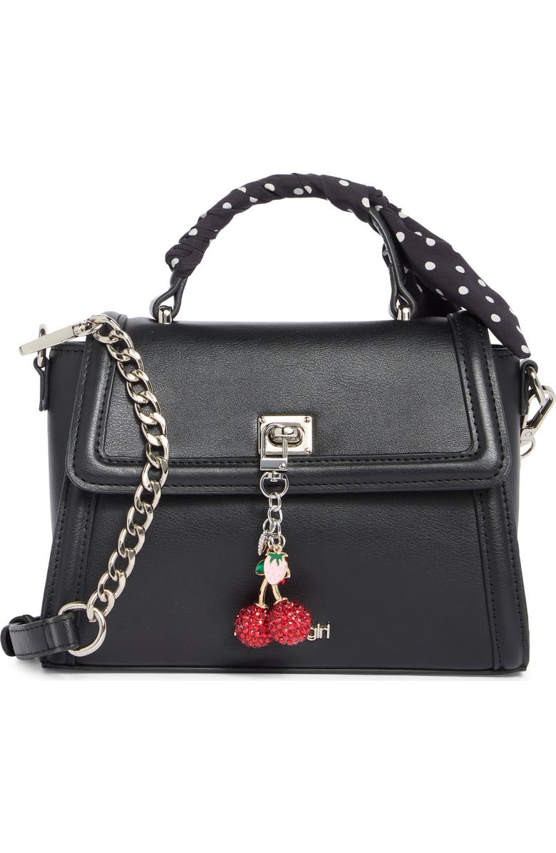 Madden Girl Top Handle Crossbody Bag, Main, color, Black