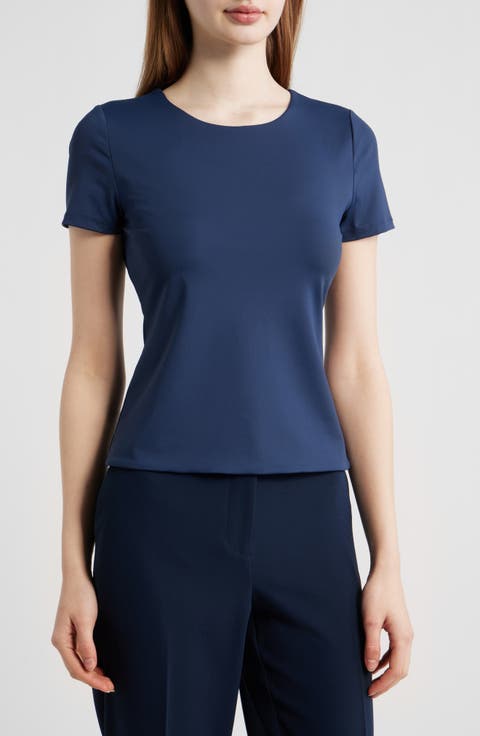 Rhianna Stretch Knit T-Shirt