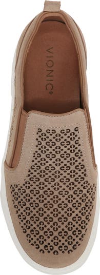Kimmie Perforated Suede Slip-On Sneaker