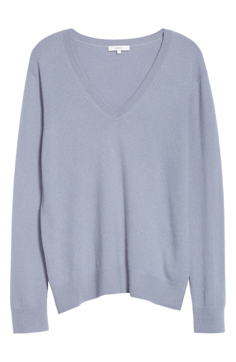 Vince Weekend V-Neck Cashmere Sweater, Alternate, color, 