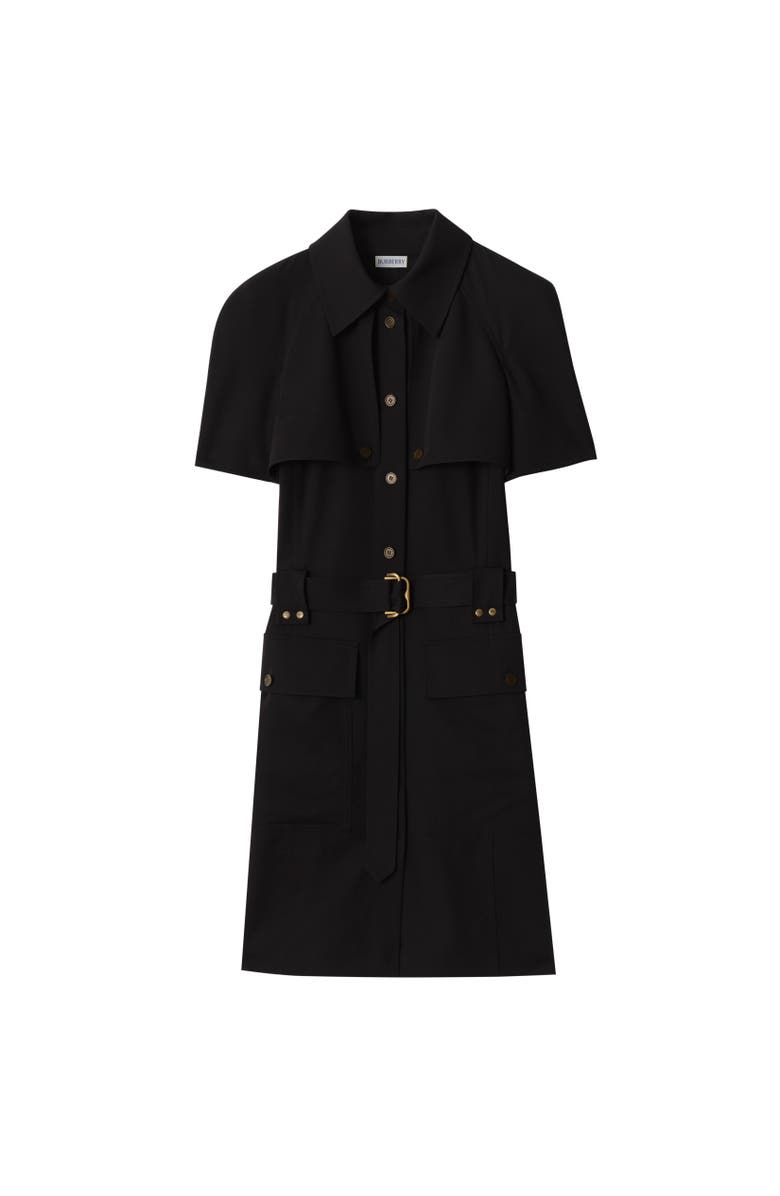 Burberry Wool Trench Dress, Alternate, color, 