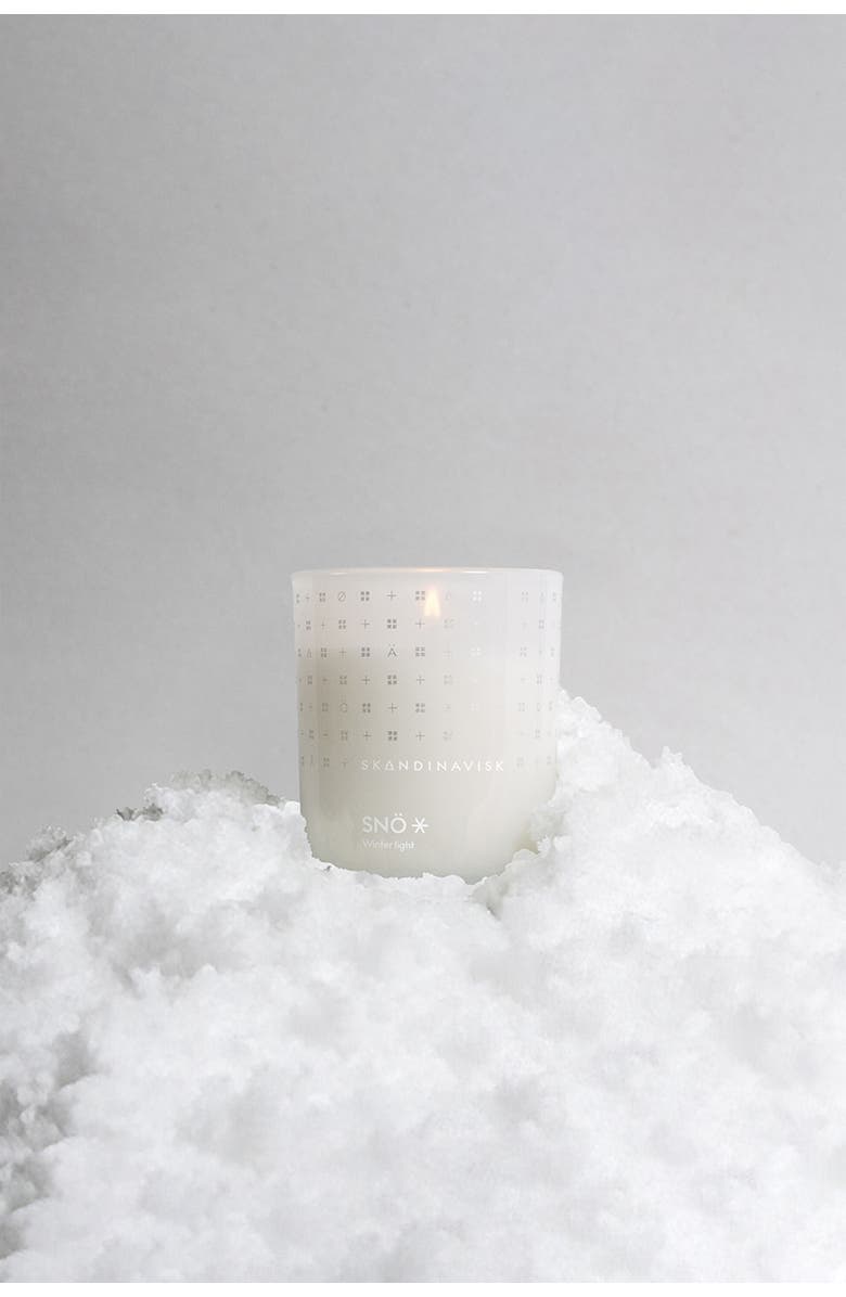 SKANDINAVISK SNÖ Scented Candle 200g Special Edition, Alternate, color, White