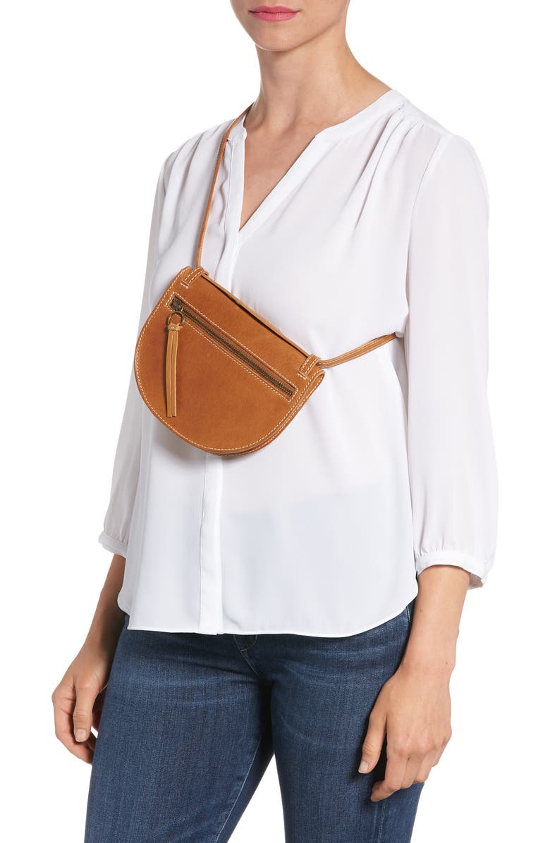 Madewell Siena Leather Belt Bag, Alternate, color,