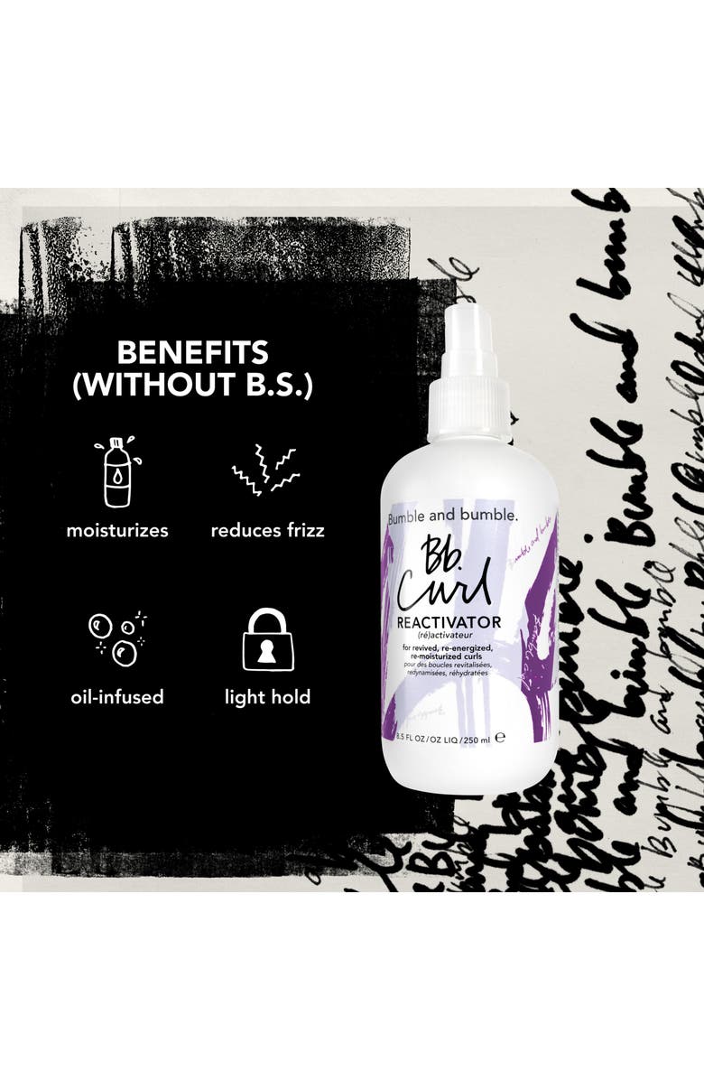 Bumble and bumble. Curl Reactivator Moisturizing Hair Mist, Alternate, color, 