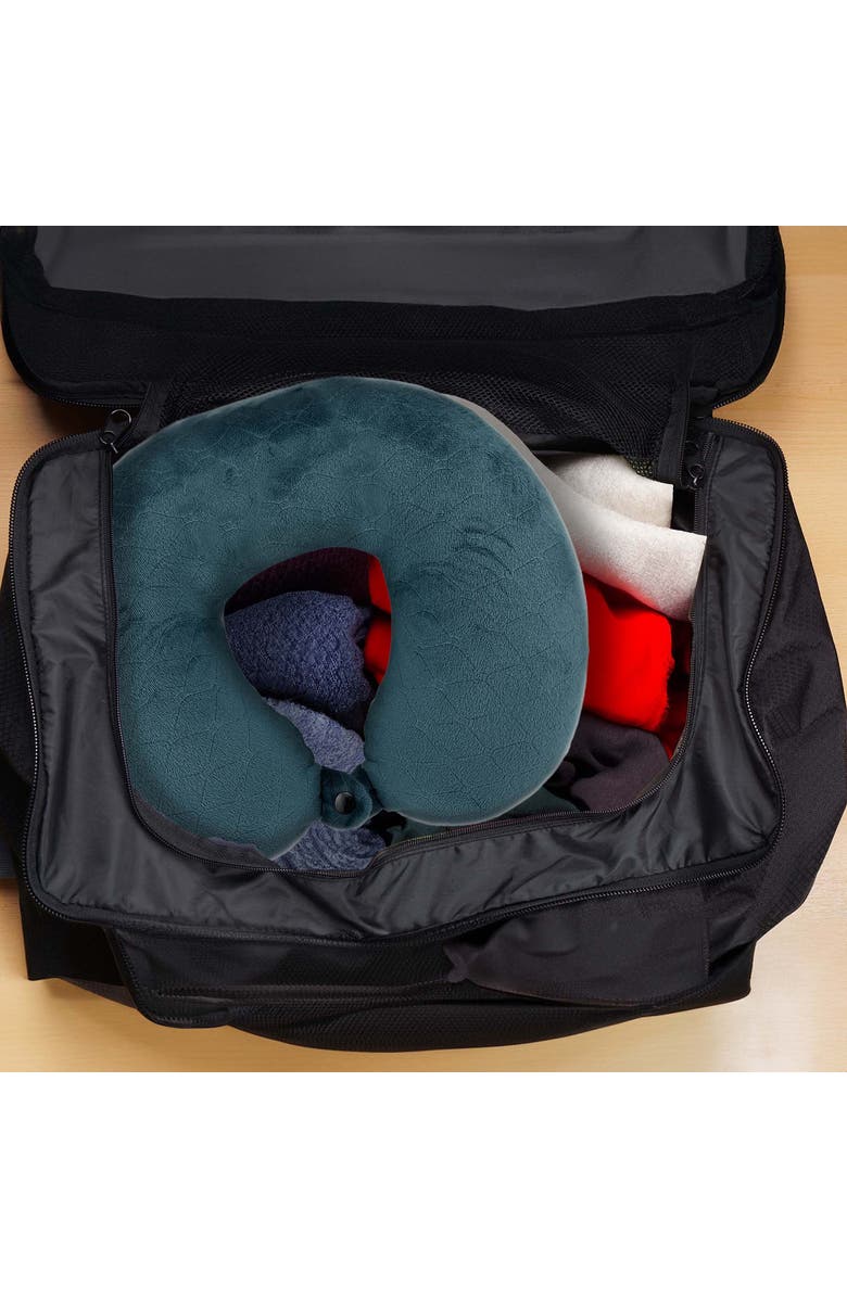 PURSONIC 3 Memory Foam Travel Pillows with Sleep Masks by Pursonic, Alternate, color, Multicolor