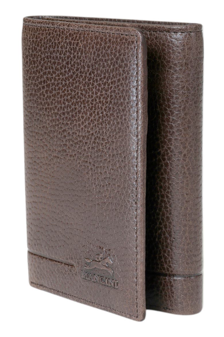 Fifth Ave RFID Leather Trifold Wallet, Alternate, color, BROWN