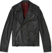 Fortela Biker Leather Jacket