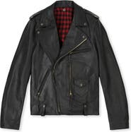Fortela Biker Leather Jacket