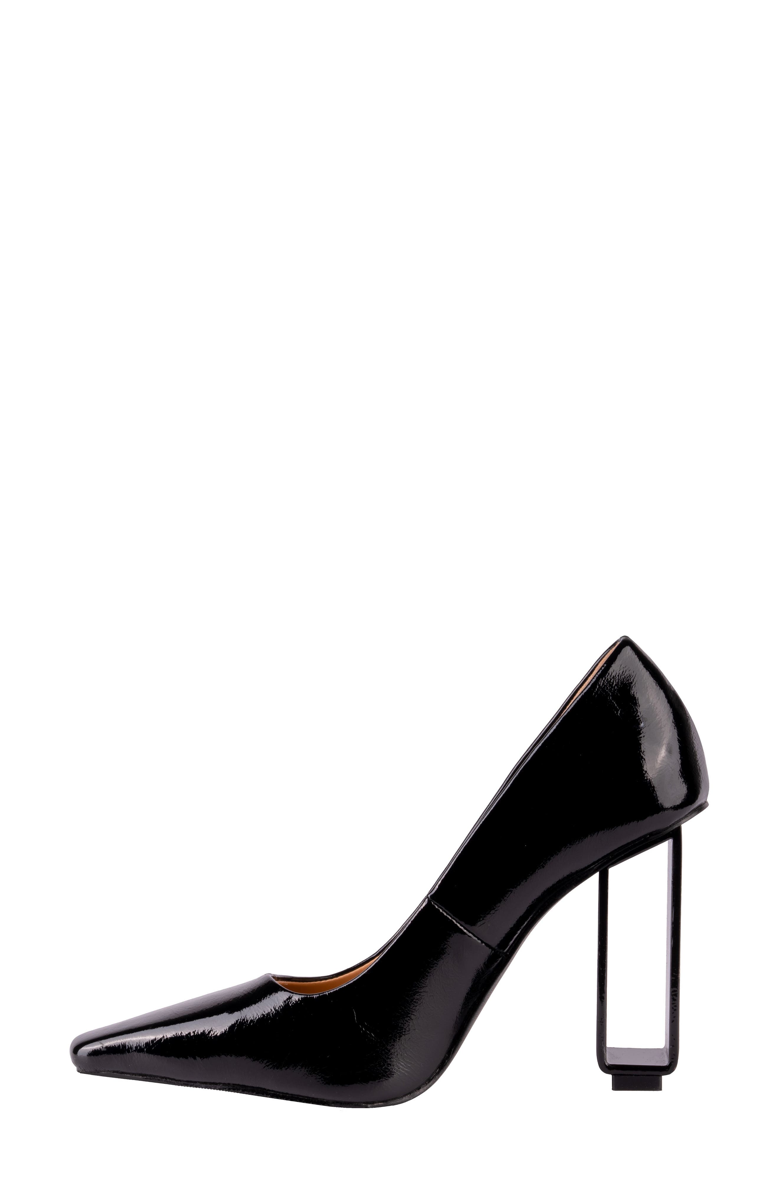 NINETY UNION Pandora Patent Pump, Alternate, color, Black