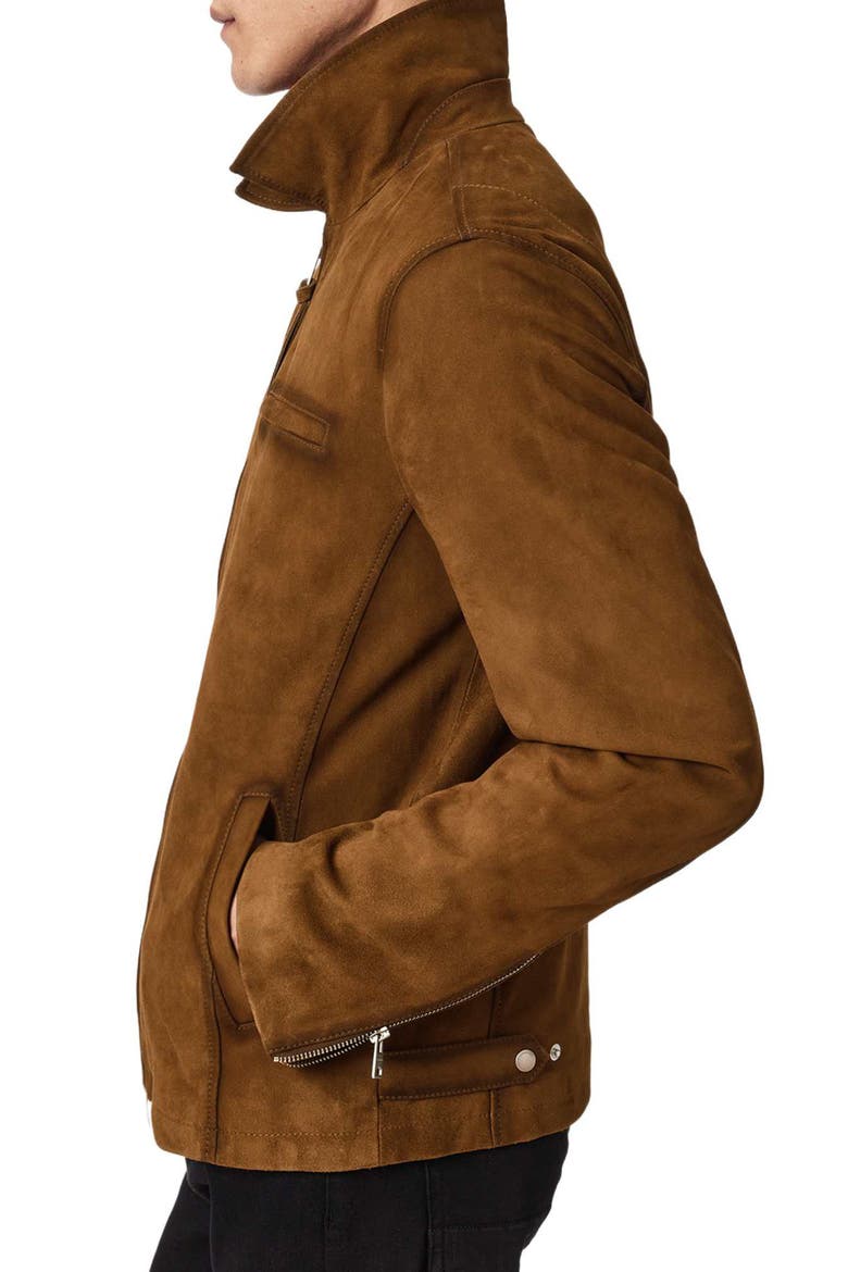 Ashwood Suede Jacket, Alternate, color, TAN BROWN