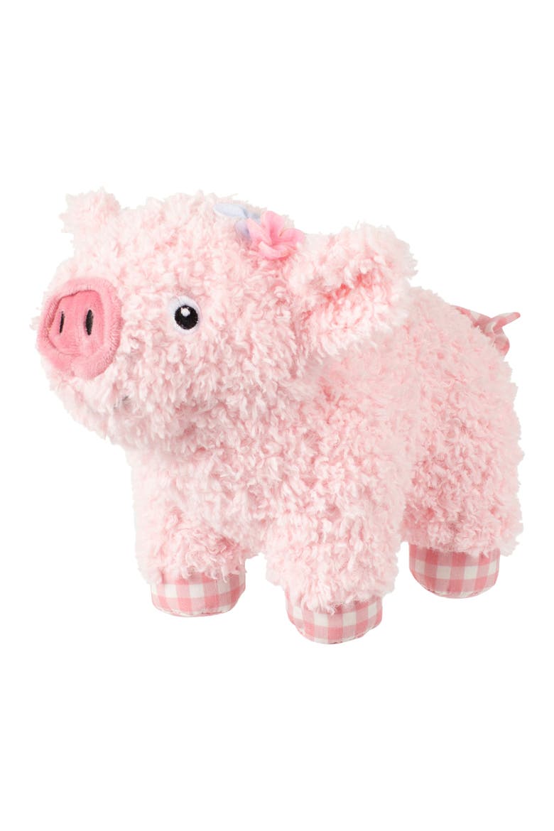 I Ham What I Ham Plush Dog Toy, Main, color, PINK MULTI
