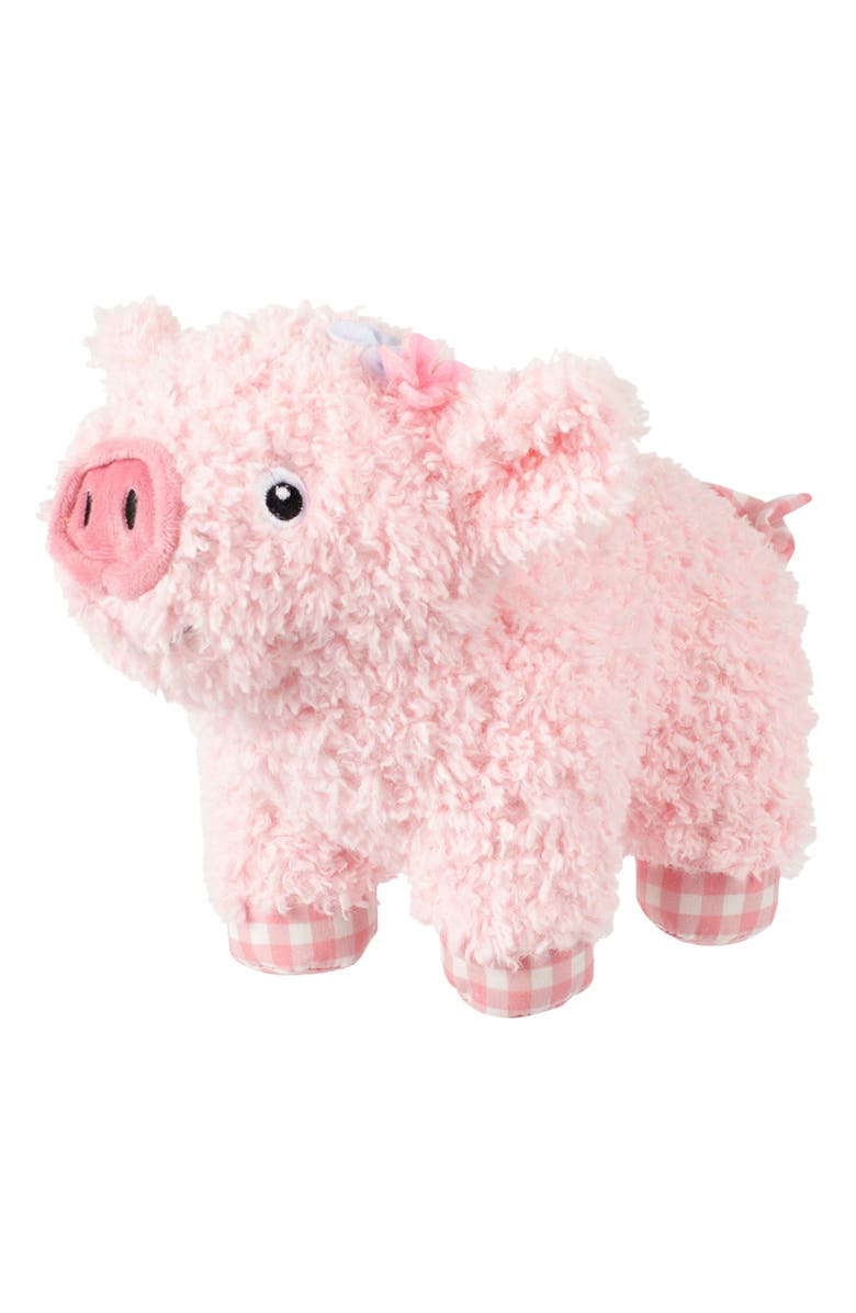 Fringe Studio I Ham What I Ham Plush Dog Toy, Main, color, Pink Multi