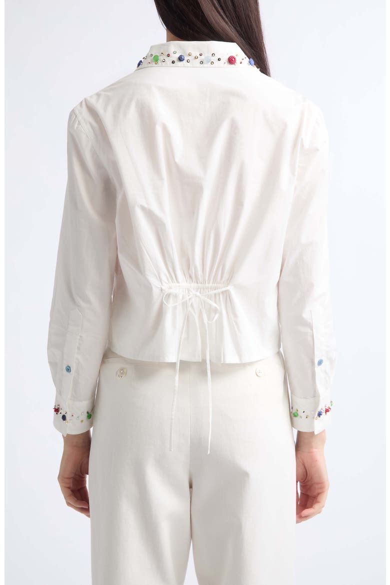 Button Jar Cotton Shirt, Alternate, color, WHITE MULTI